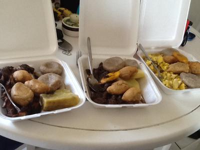 Breakfast Jamaican style Breakfast Jamaican style