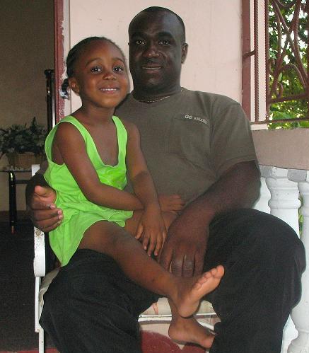 My Daughter Leah & I at home, October 2008