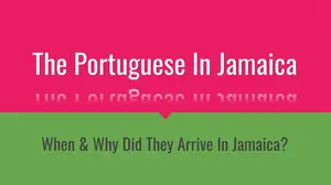 Why and when did the Portuguese come to Jamaica? How have they contributed to Jamaica? Get the answers in this special Q&A about the Portuguese in Jamaica.