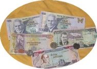 Currency Of Jamaica The Official Jamaican Picture Jamaican Money Bank Notes 20 10 And 5 Coins