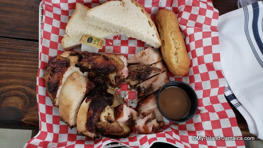 Mobay Grill | Jerk Chicken with Bread