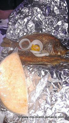Jamaican Fried Fish and Bammy