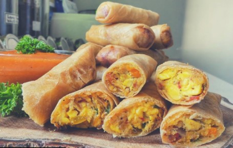 Ackee and Saltfish Jamaican Wraps (Photo: Morris Time Cooking - Youtube)