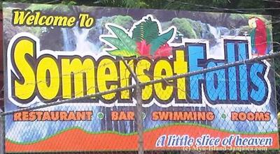 Sommerset Falls In Portland Jamaica