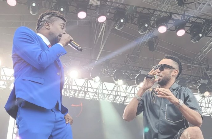 Dave Kelly Tribute At Reggae Sumfest 2022  - Beenie Man and Cham (Photo Credit: Urbanislandz)