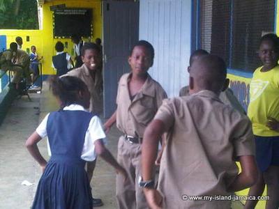 Bogue Hill All Age - Students Playing