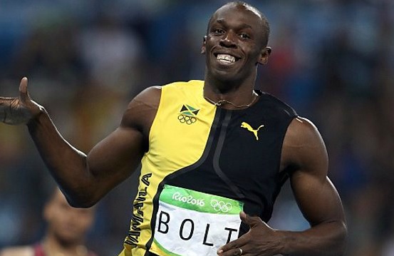 usain bolt wins 100m title in Rio Olympics 2016