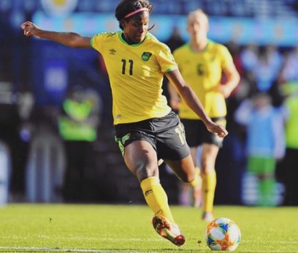 Jamaican Women In Sports | Khadija "Bunny" Shaw (Photo: Instagram)