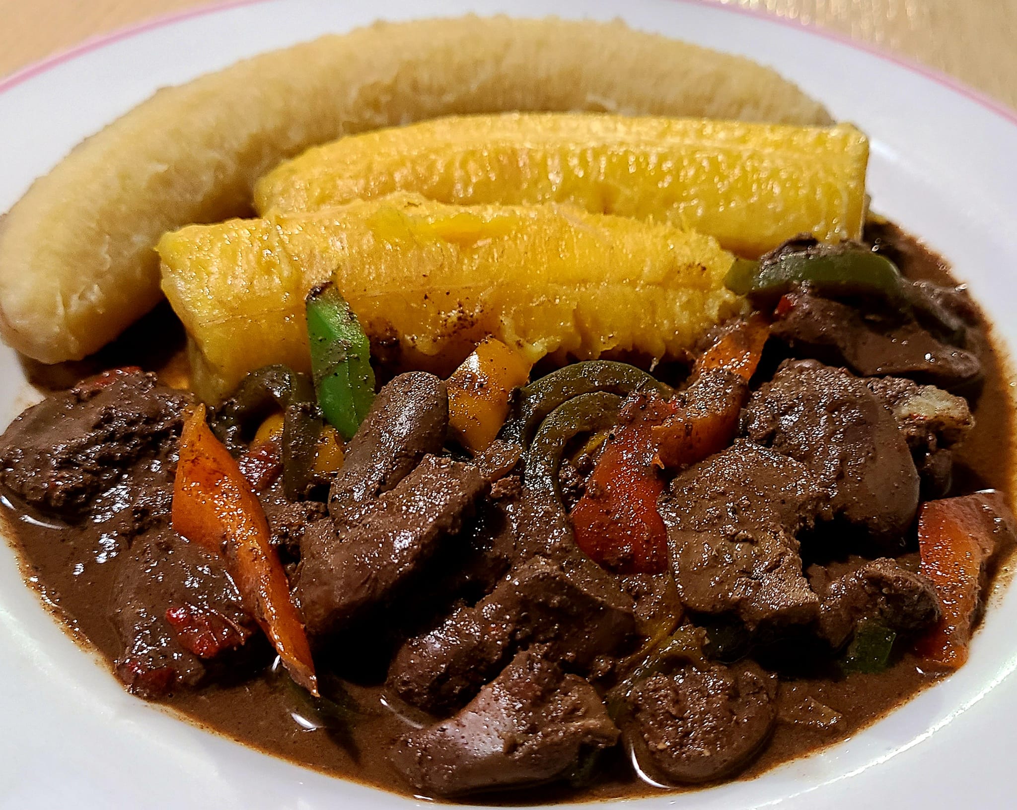 Jamaican Brown Stew Chicken Liver