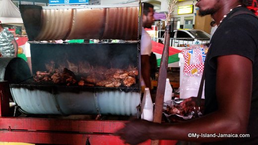 christmas_tree_lighting_jamaican_jerk_chicken_food