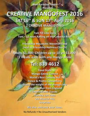Creative MangoFest Leaflet