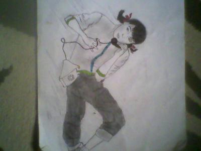 A drawing by Falaskie