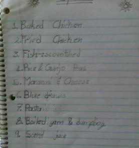 Christmas dinner_menu_by_my_daughter_Jamaica_2011