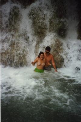 Jim & Leta Dawson at Dunn's River  Falls