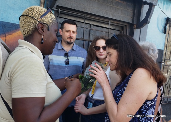 falmouth_jamaica_food_tour_smelling_cinnamon