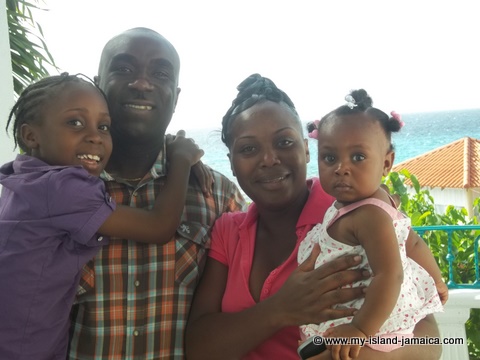 wellesley_omeil_karena_aliana_family_photo_at_fdr resort jamaica