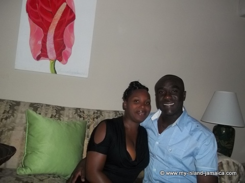 wellesley and wife omeil at fdr resort jamaica
