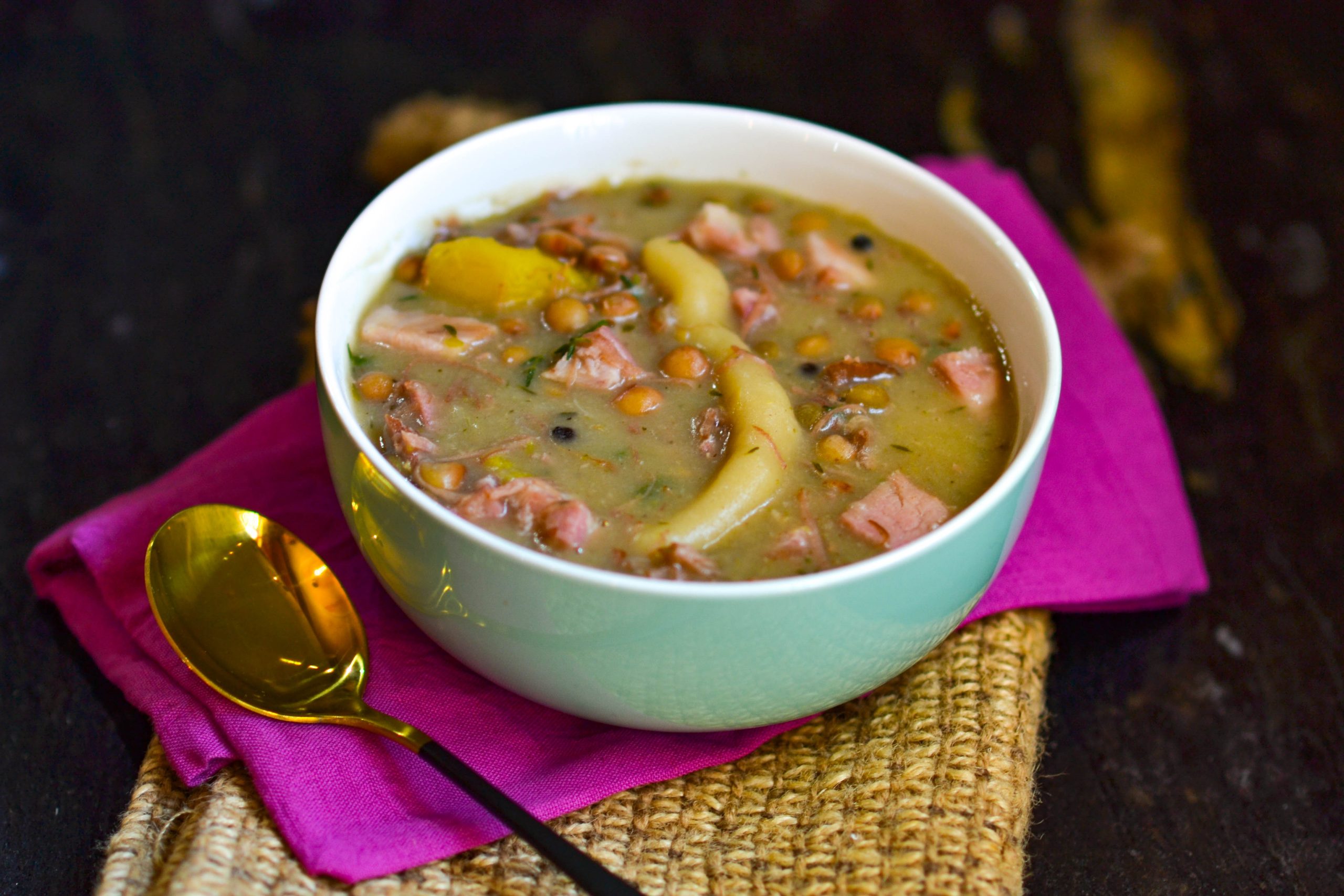 Jamaican Gungo Peas Soup Recipe | Image source: ilovecbfoods.com
