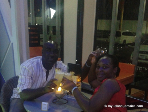 A Drink at the Lobby Bar Riu Palace Jamaica