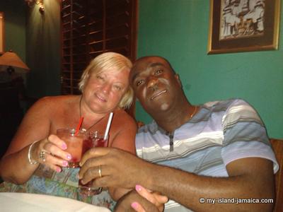 Wellesley and Cynthia at the Coyaba Hotel