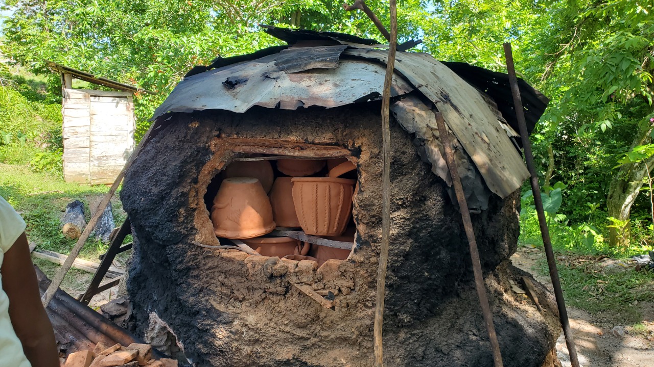 Isaiah Unique Clay Pots - Outside Brick Oven