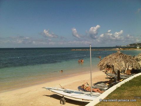 jamaican-beach-with-beach-chairs best jamaican beaches