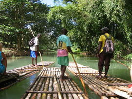 Jamaica River Rafting Men