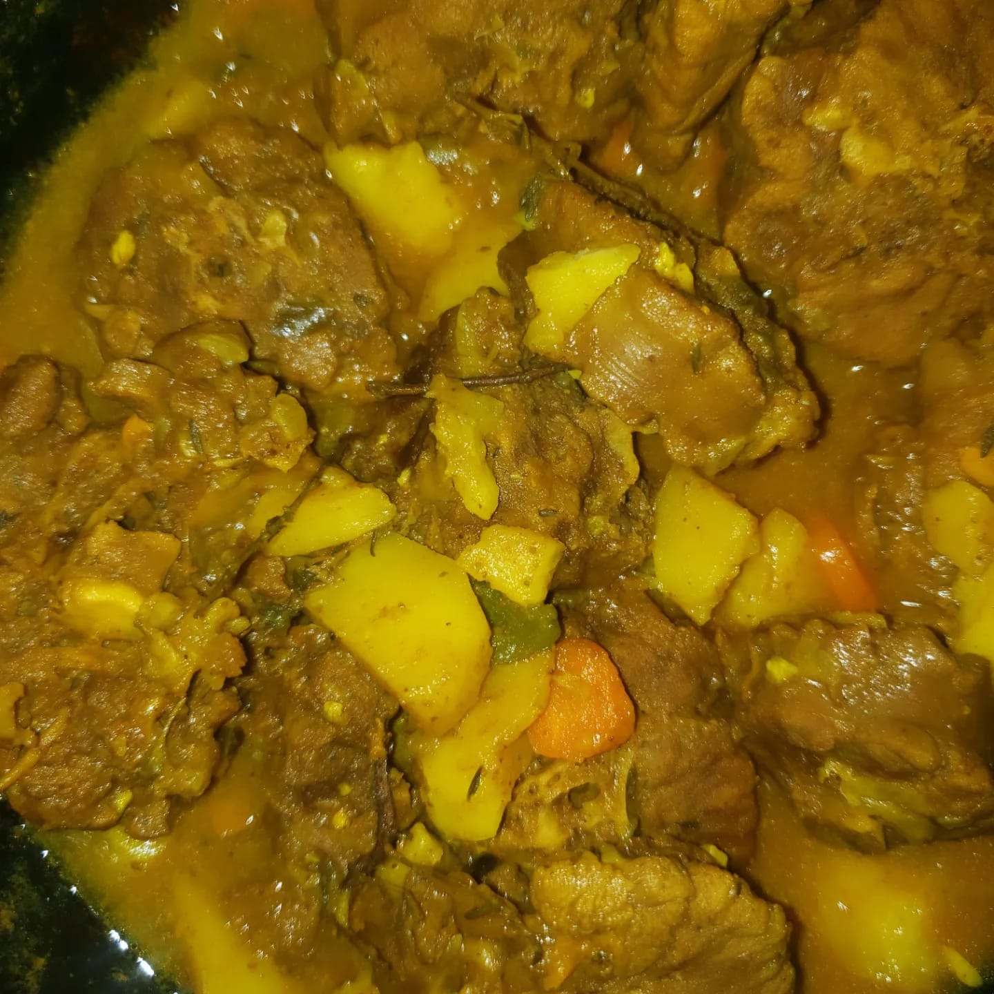 Jamaican Curry Turkey Neck