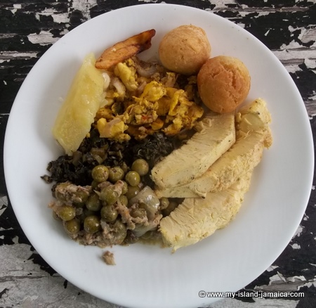 Jamaican Breakfast -at Tapioca Village Retreat