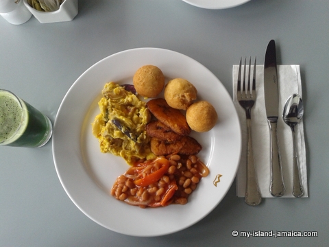 Jamaican Breakfast at Hotel Riu Palace
