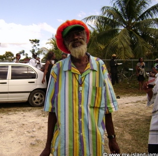 rastafarian dreadlocks in Jamaica - milton uncle