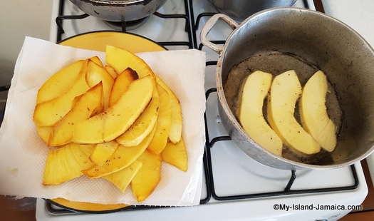 jamaican breadfruit roasted and fried