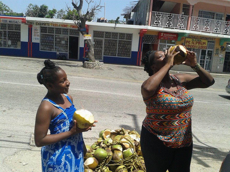 drinking jamaican jelly