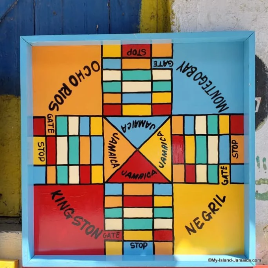 Jamaican Ludi or Ludo 1 Jamaican Board Game