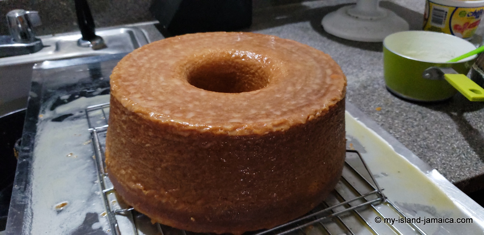 Homestyle Jamaican Rum Cake Recipe In Text And Video