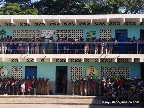 Howard Cooke Primary School Student at Devotion