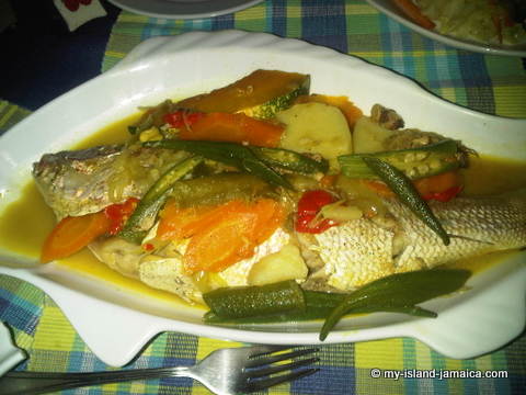 Steamed Fish