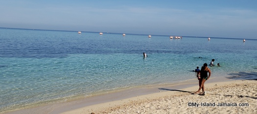 jamaican beach day - strolling along