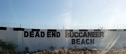 jamaican beach day - buccaneer beach (dead end)
