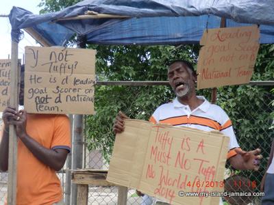 Protest for Jermaine Tuffy Anderson