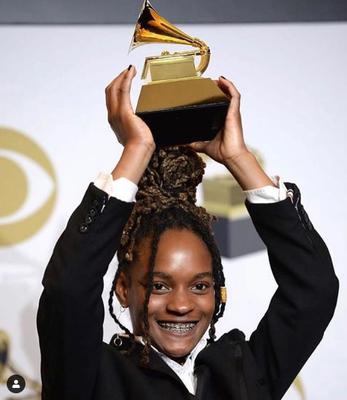 Reggae Artiste Koffee at the Grammys