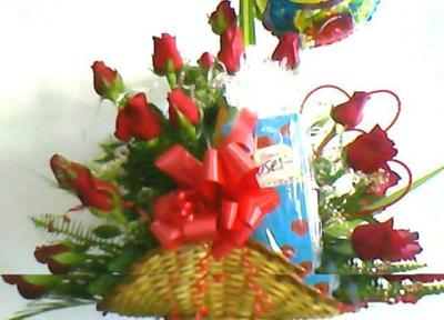 2 doz Roses with Cadbury Chocolate  Roses