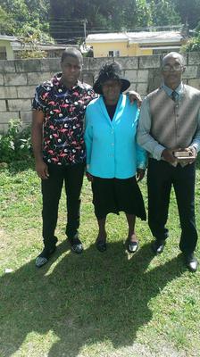 Steve and his mom and dad