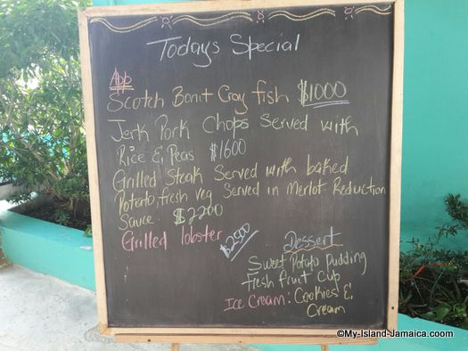 luna sea inn lunch menu