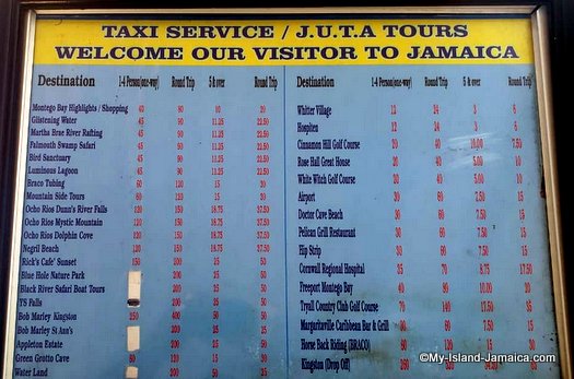 mobay airport taxi rates