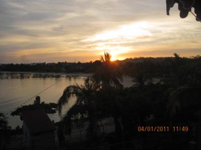 Morning sun at fisherman's point in Ocho Rios!