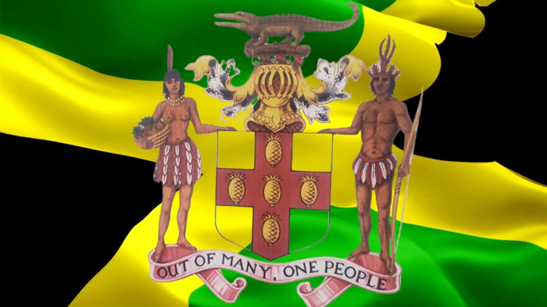 national_motto_of_jamaica_on_flag_coat_of_arms