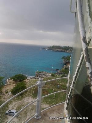 View from the lighthouse in Negril