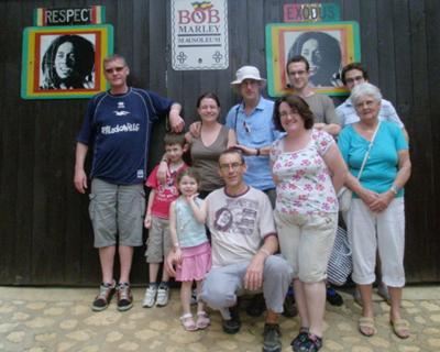 My family & friends visiting Nine Miles