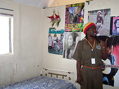 rasta guide shows bob's room at nice miles